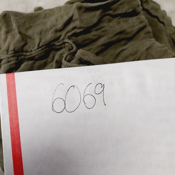 ZARA Khaki Army Green Short Sleeves Two Pockets Button Casual Dress P6069 - Picture 6 of 6